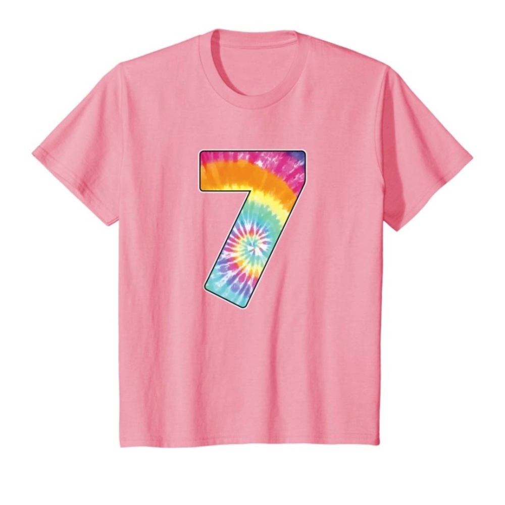 Tie Dye “7” tee